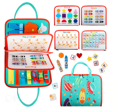Tablero de Viaje Montessori | Desarrolla Habilidades Básicas - Juguete Educativo para Niños